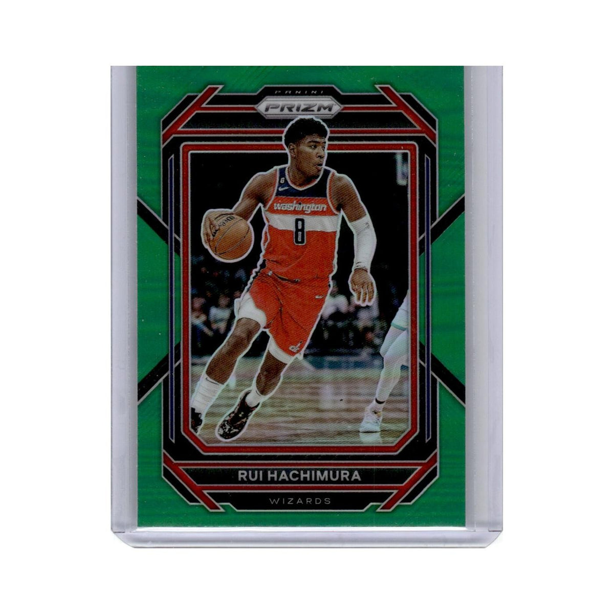 Rui Hachimura 2022 Panini Prizm Green #190 Washington Wizards Basketball Card NM