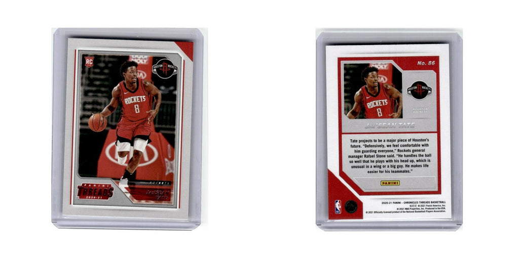 Jae'Sean Tate Rookie 2020 Panini Chronicles Threads #86 Houston Rockets NM