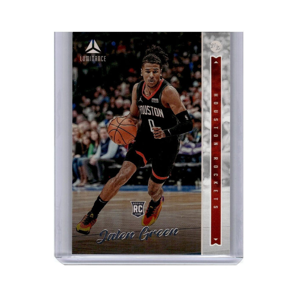 Jalen Green Rookie 2021 Panini Chronicles Luminance #263 Houston Rockets NM