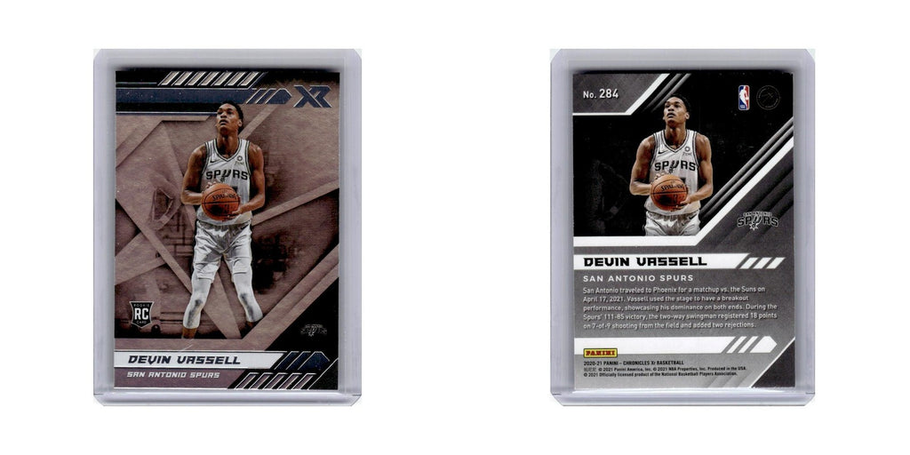 Devin Vassell Rookie 2020 Panini Chronicles Xr #284 San Antonio Spurs NM