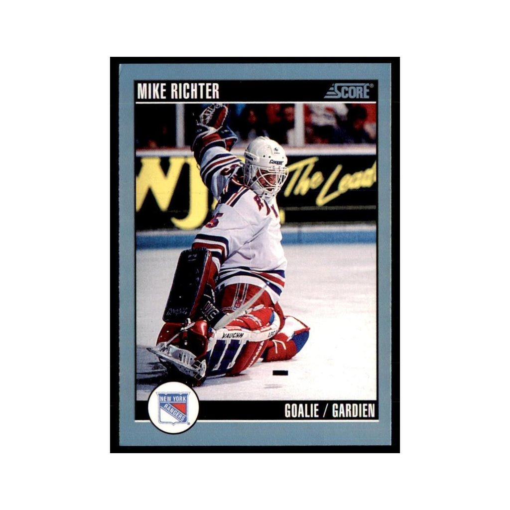 1992 Score Canadian Mike Richter New York Rangers #5