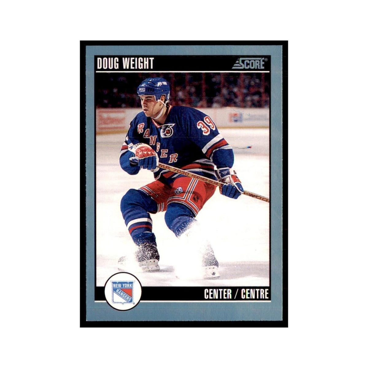 1992 Score Canadian Doug Weight New York Rangers #314