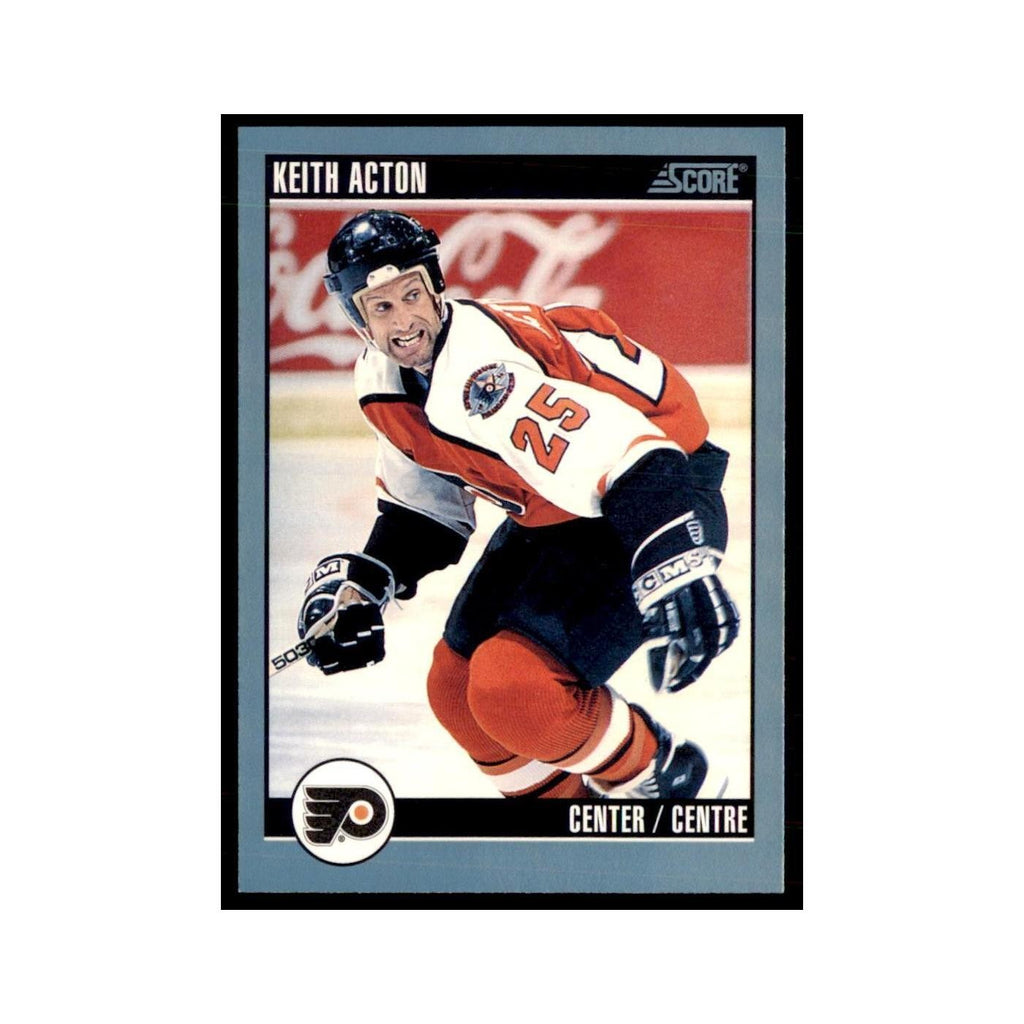 1992 Score Canadian Keith Acton Philadelphia Flyers #341