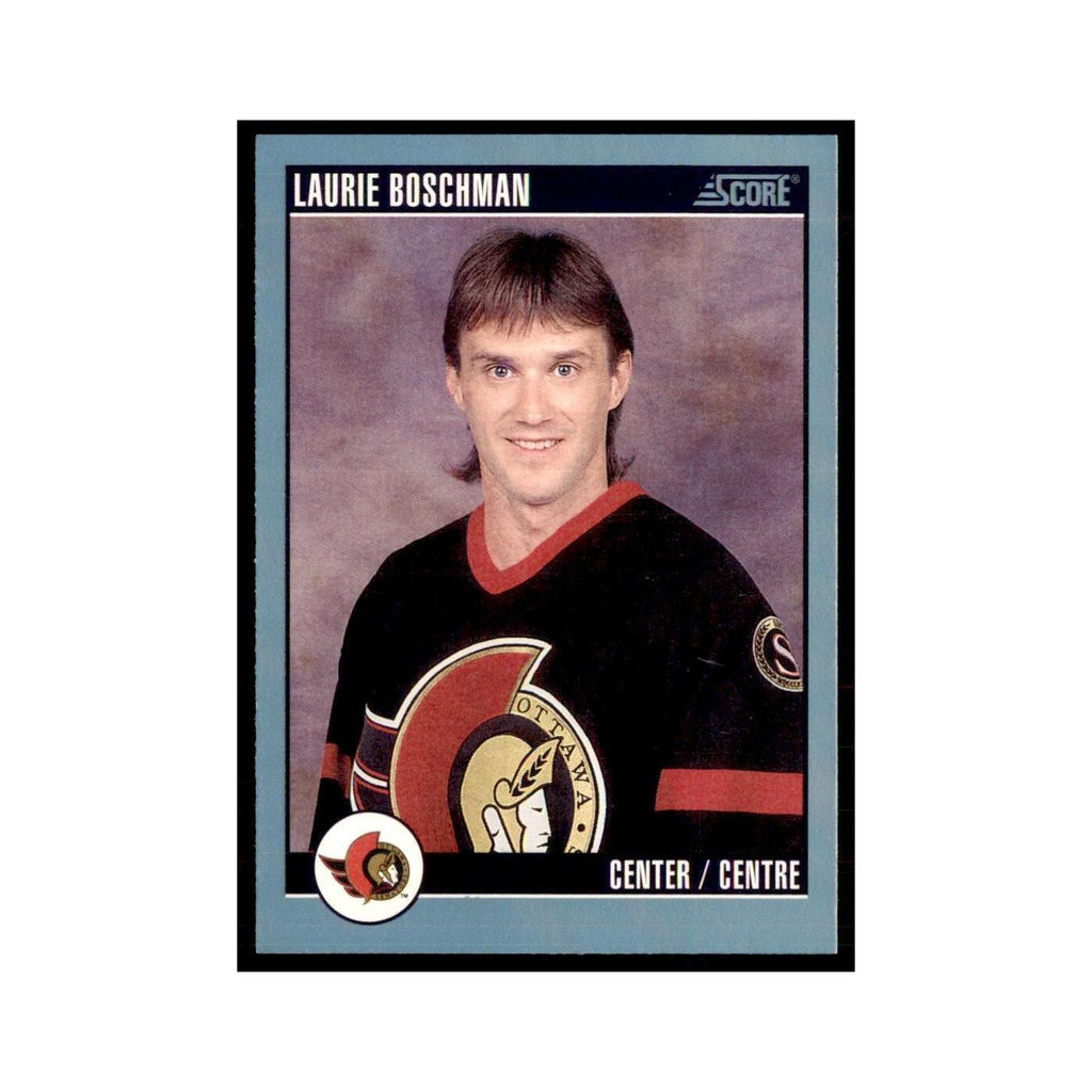 1992 Score Canadian Laurie Boschman Ottawa Senators #513