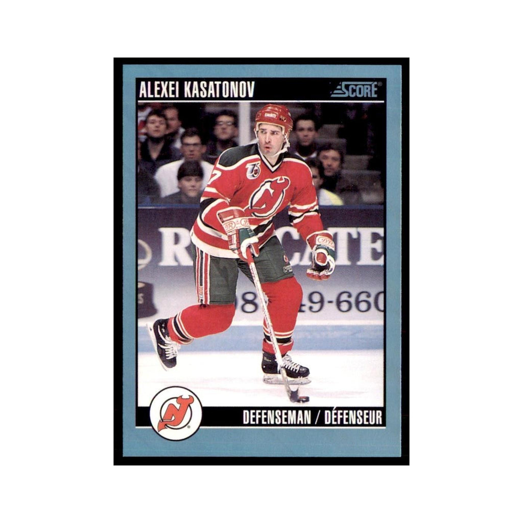1992 Score Canadian Alexei Kasatonov New Jersey Devils #394