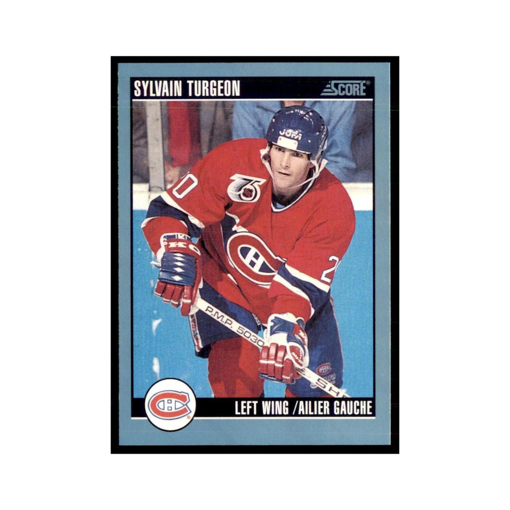 1992 Score Canadian Sylvain Turgeon Montreal Canadiens #367