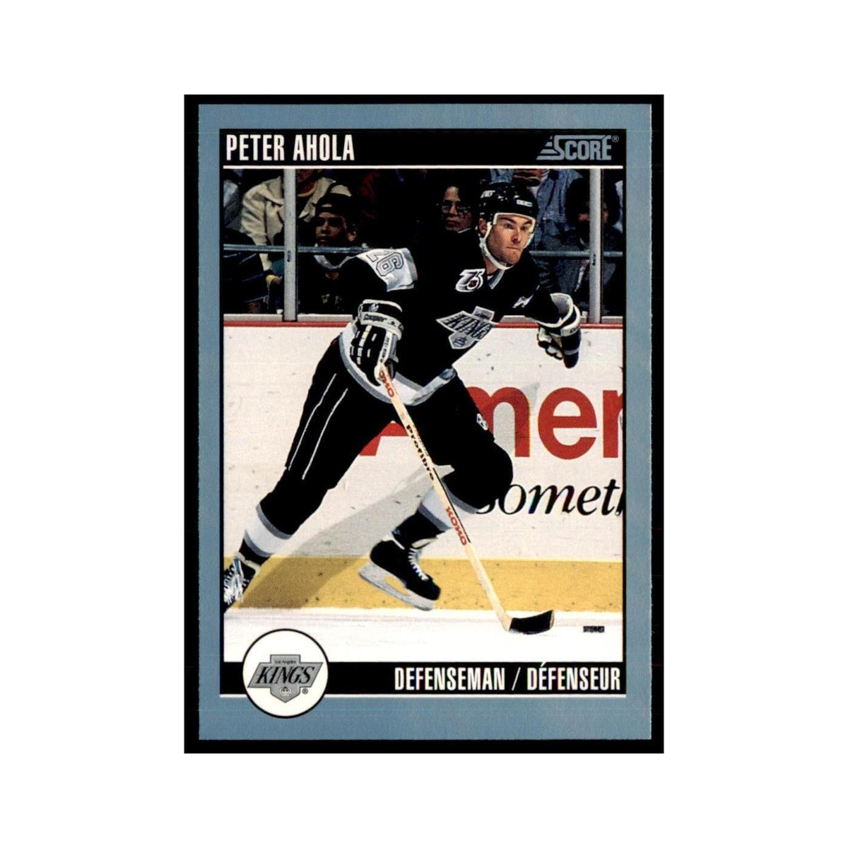 1992 Score Canadian Peter Ahola Los Angeles Kings #310
