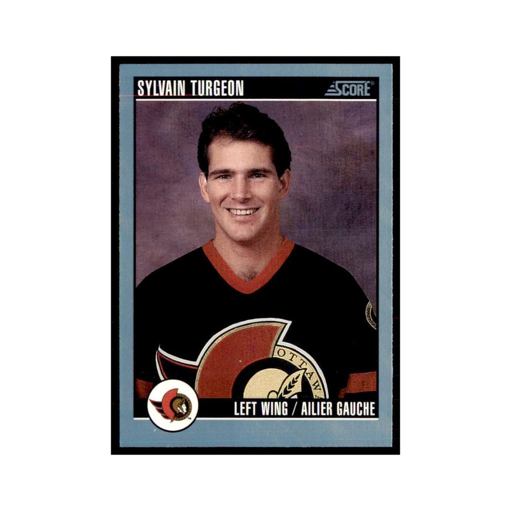 1992 Score Canadian Sylvain Turgeon Ottawa Senators #516