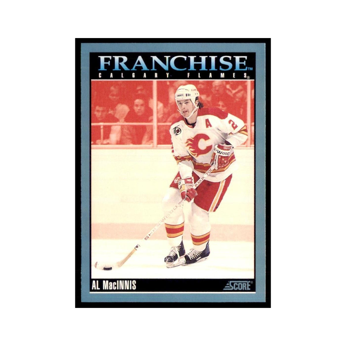 1992 Score Canadian Al MacInnis Calgary Flames #421