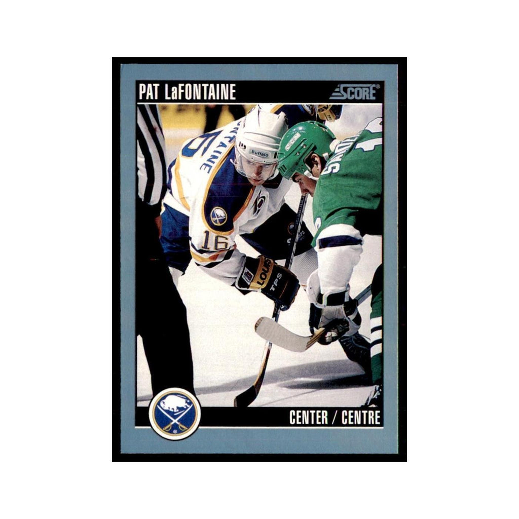 1992 Score Canadian Pat LaFontaine Buffalo Sabres #6