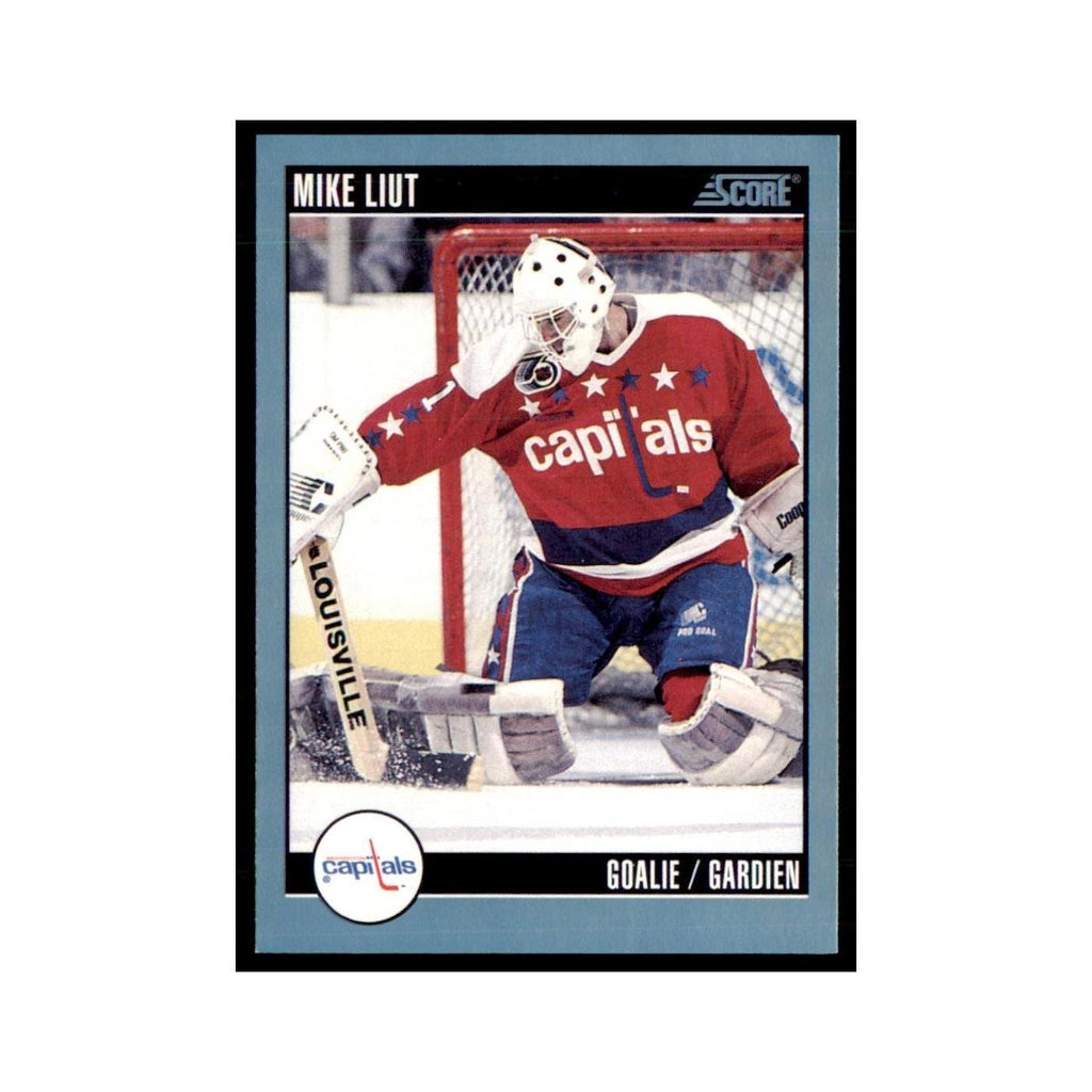 1992 Score Canadian Mike Liut Washington Capitals #368