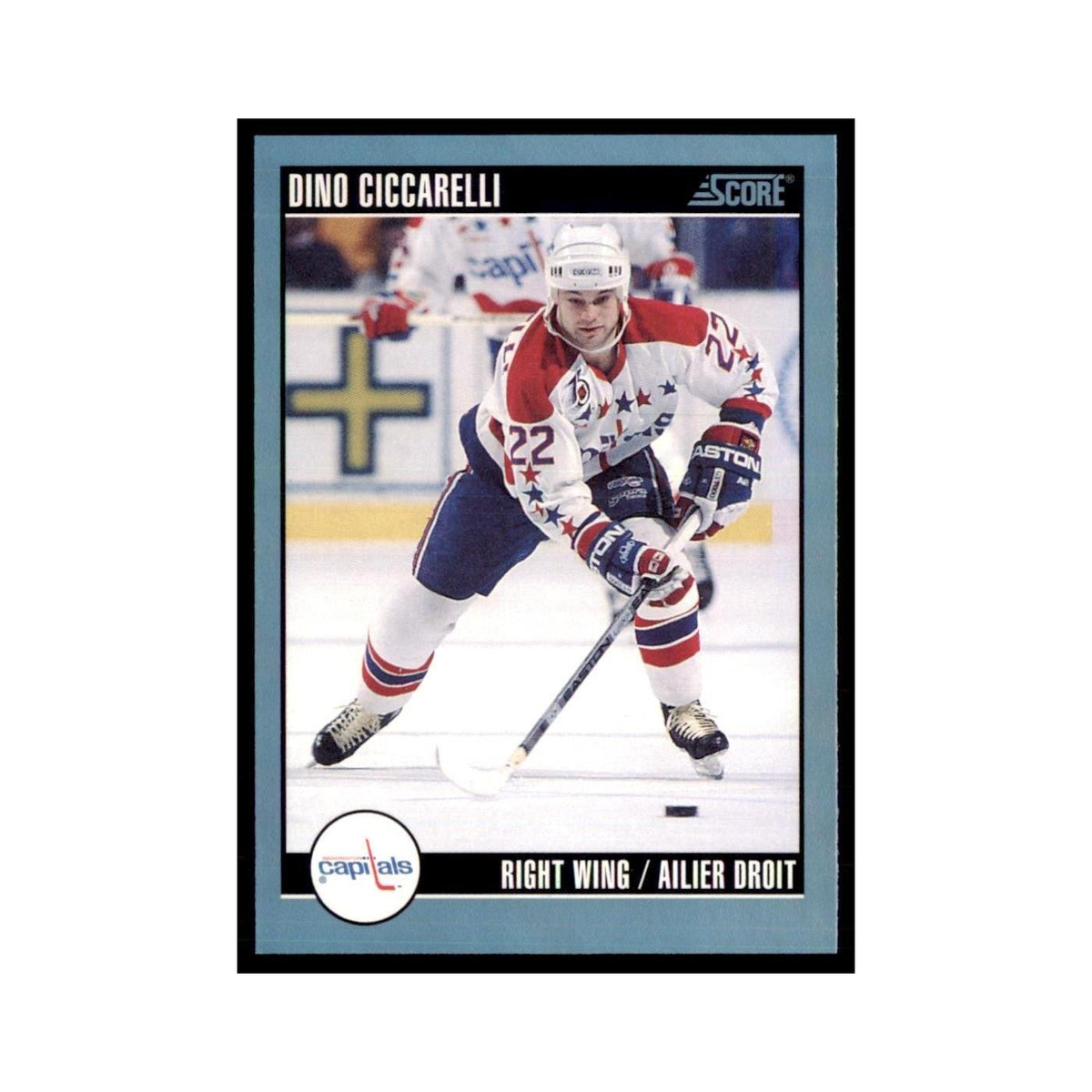 1992 Score Canadian Dino Ciccarelli Washington Capitals #395