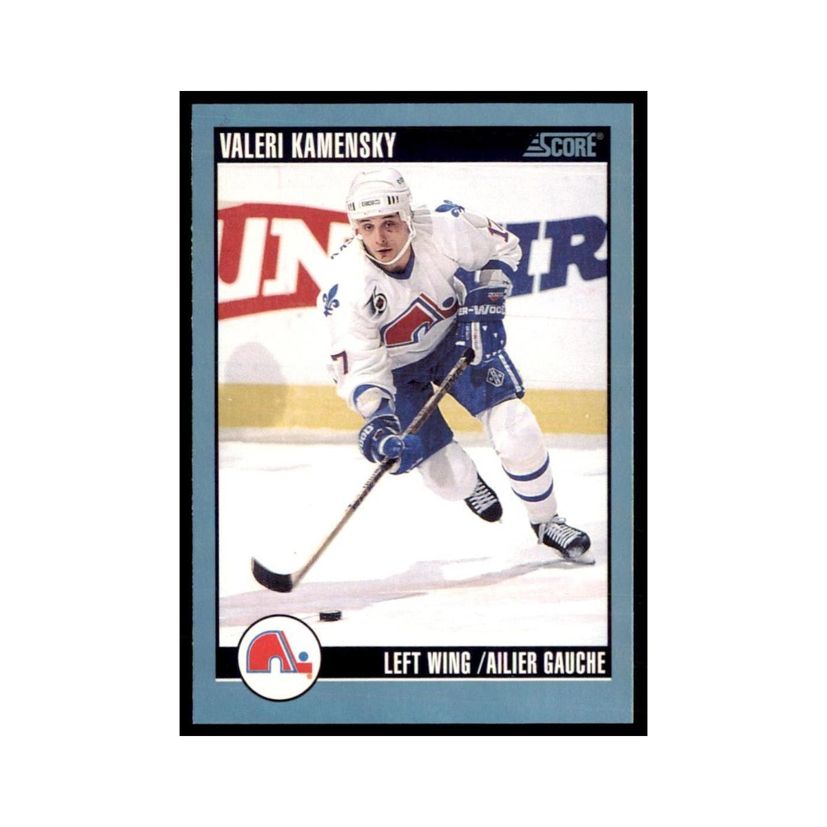 1992 Score Canadian Valeri Kamensky Quebec Nordiques #360