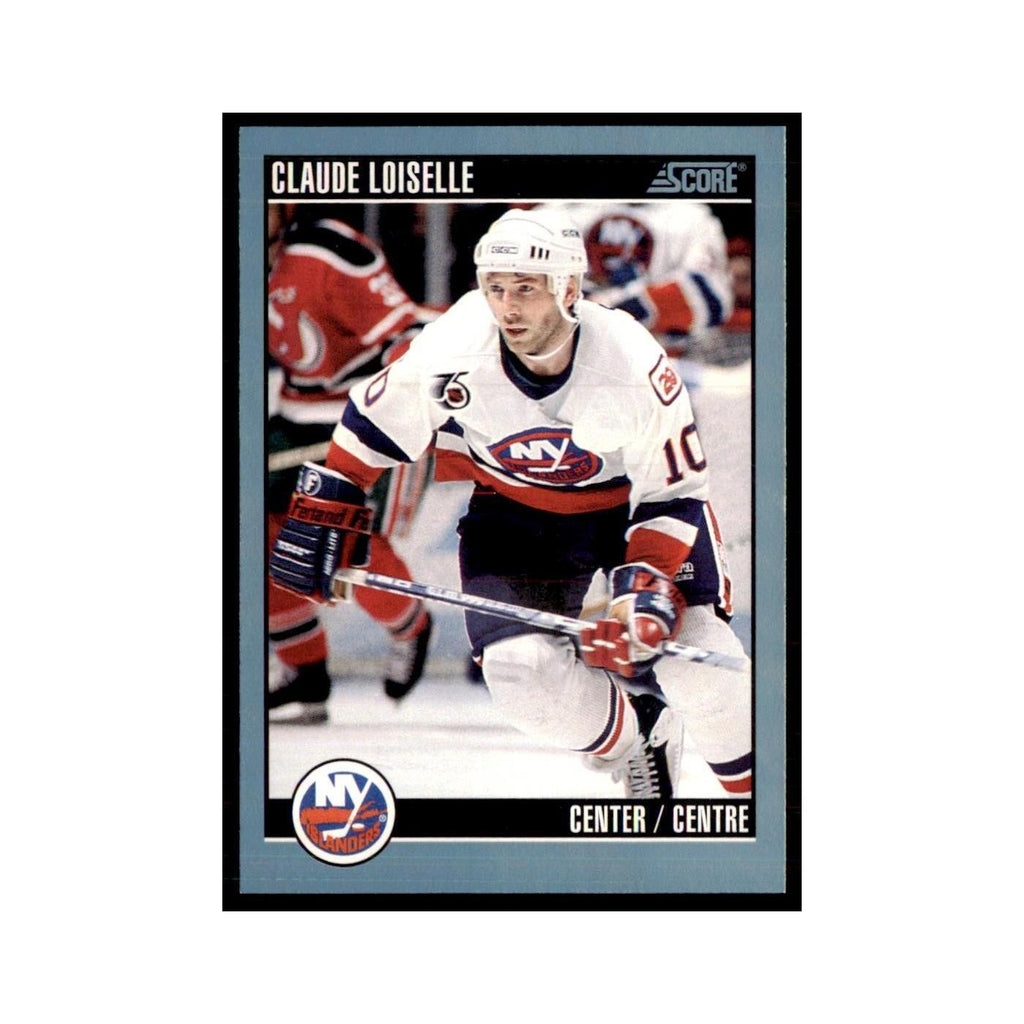 1992 Score Canadian Claude Loiselle New York Islanders #328