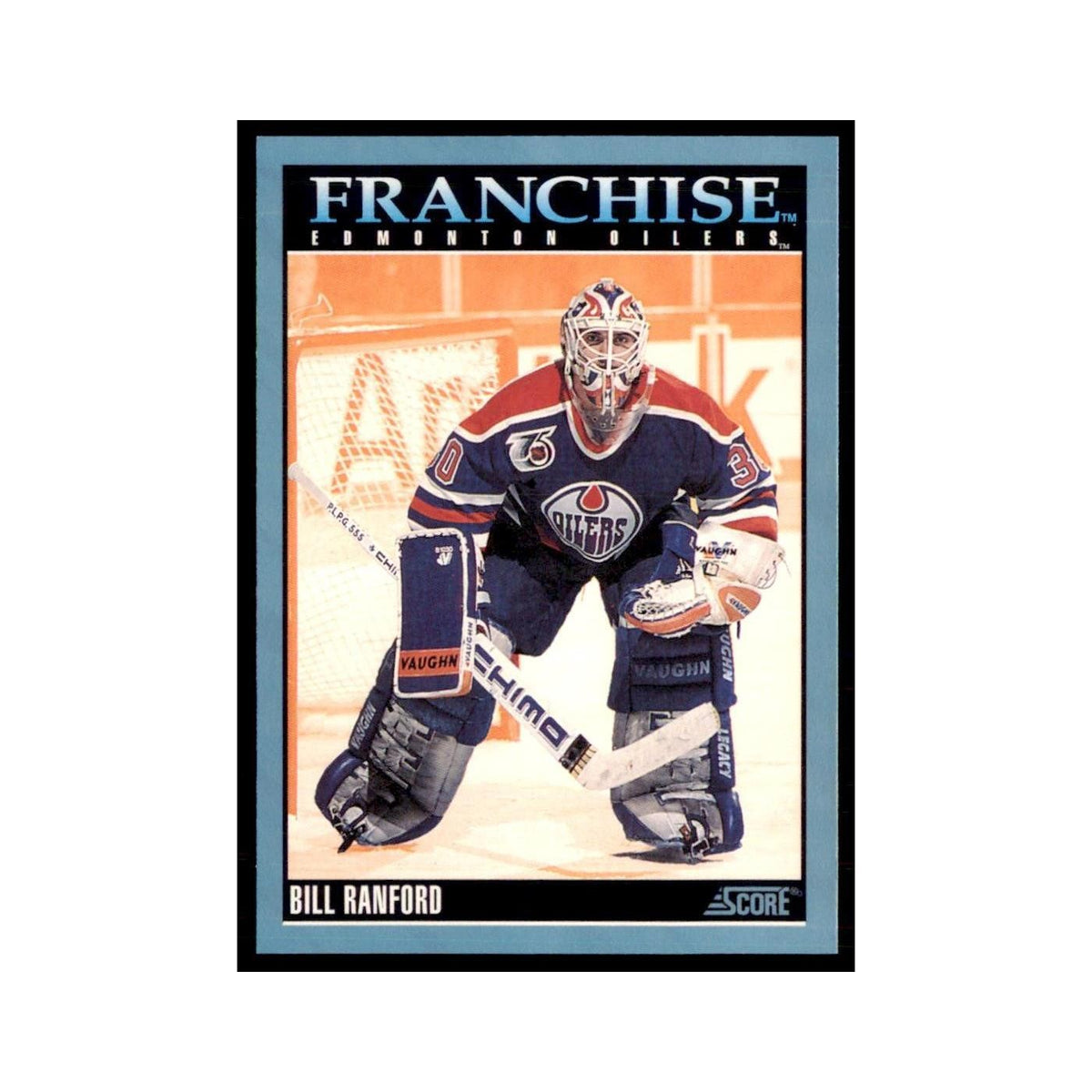 1992 Score Canadian Bill Ranford Edmonton Oilers #424