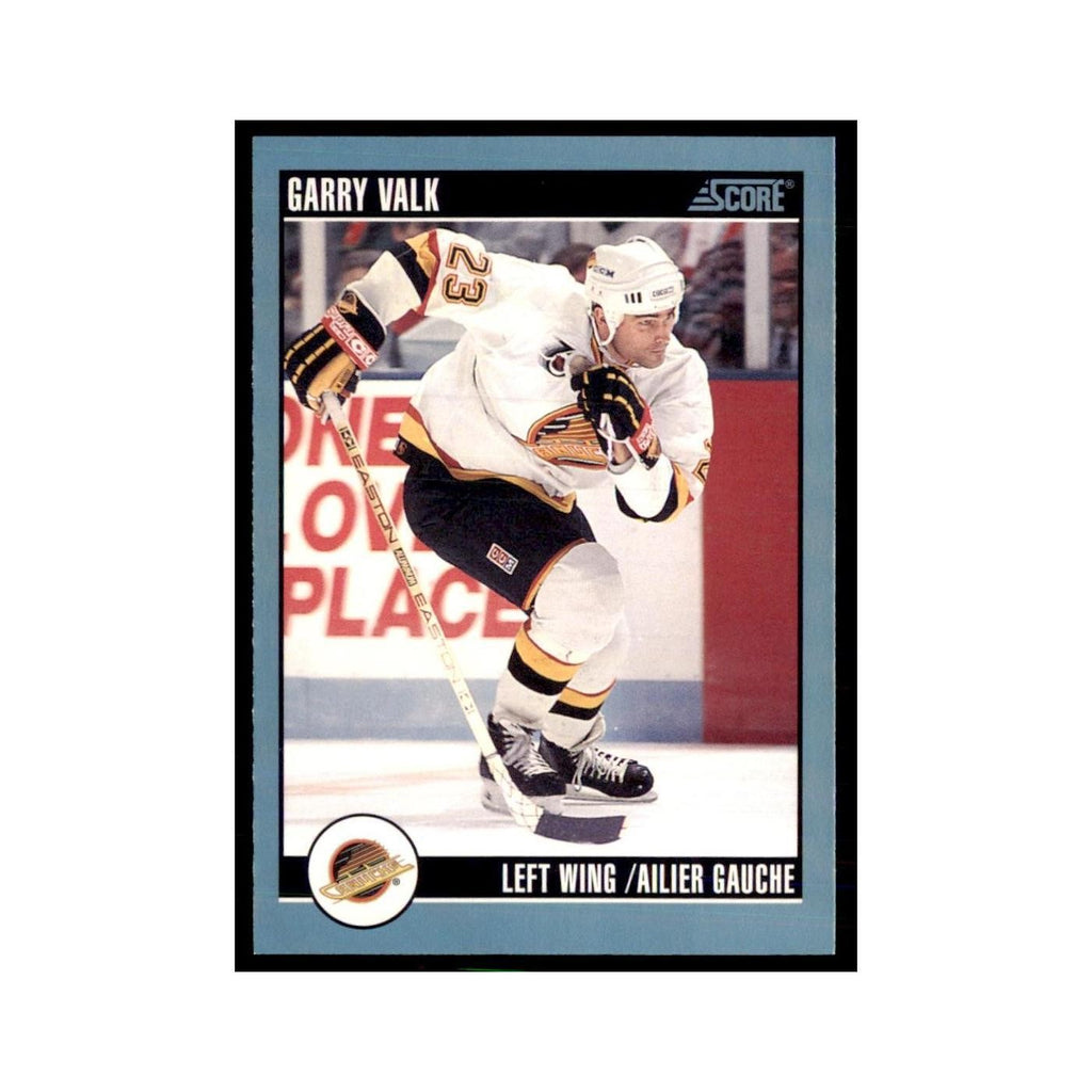 1992 Score Canadian Garry Valk Vancouver Canucks #355