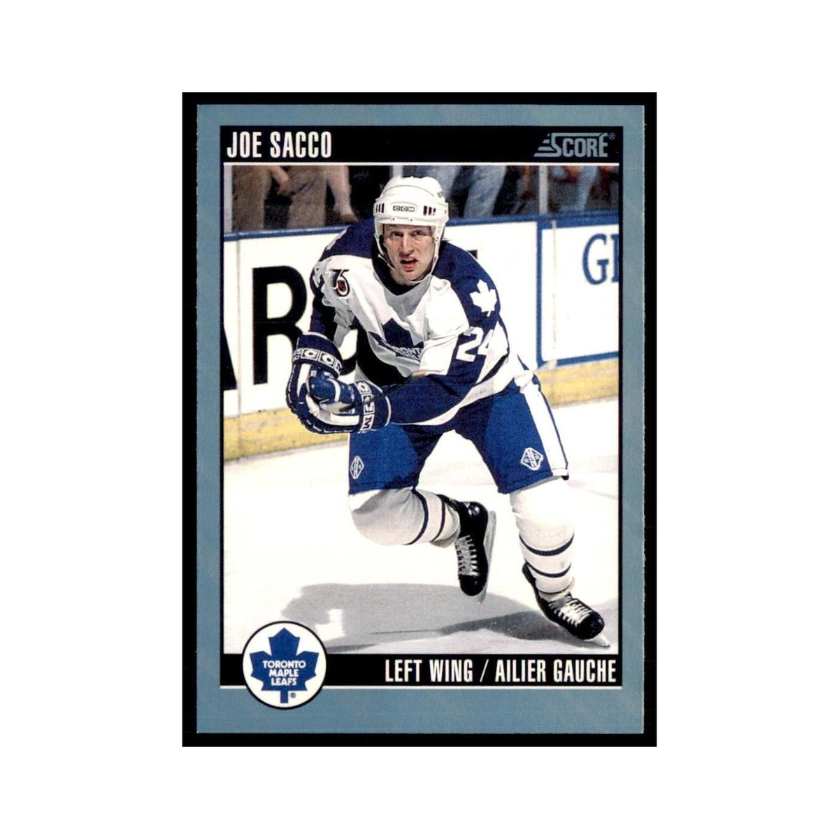 1992 Score Canadian Joe Sacco Toronto Maple Leafs #532