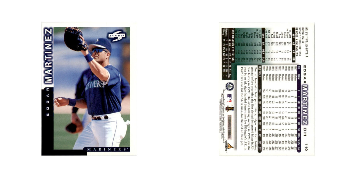 1998 Score Edgar Martinez Baseball Cards #110