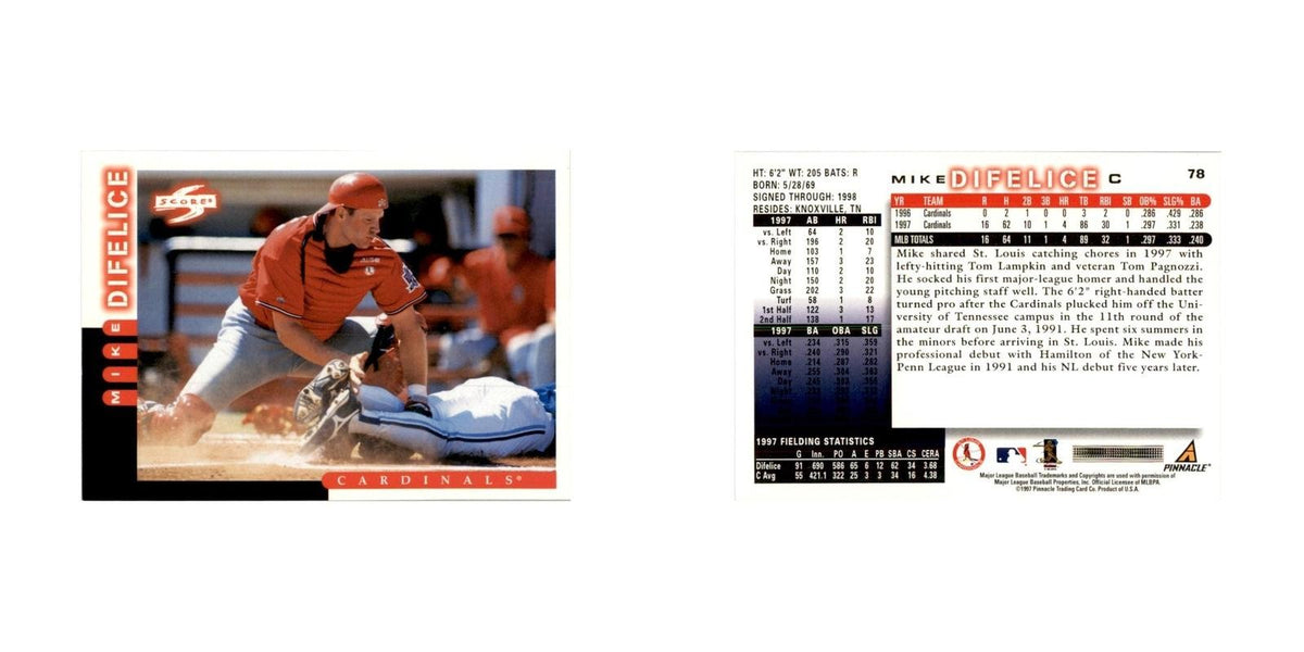 1998 Score Mike Difelice Baseball Cards #78