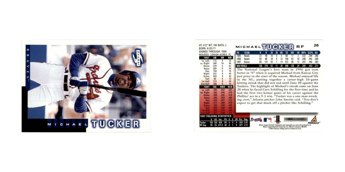 1998 Score Michael Tucker Baseball Cards #26