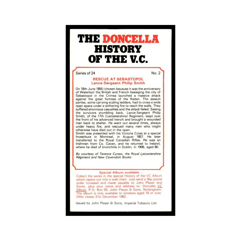 1980 Doncella Cigars History of the V.C. Rescue At Sebastopol #2