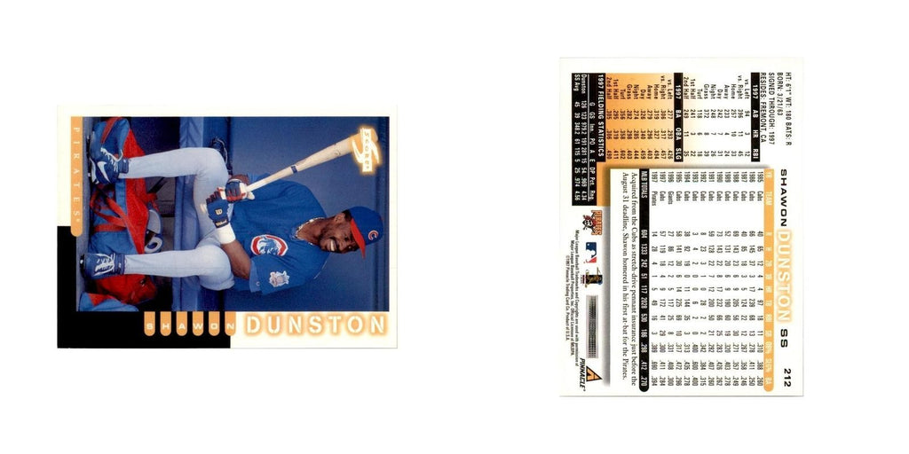 1998 Score Shawon Dunston Baseball Cards #212