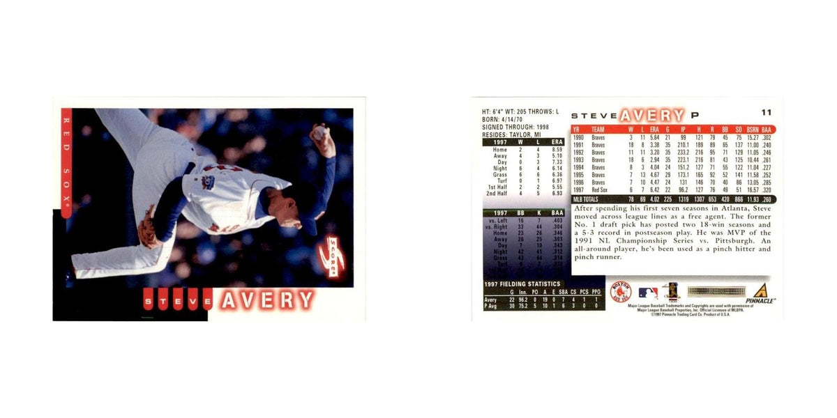 1998 Score Steve Avery Baseball Cards #11