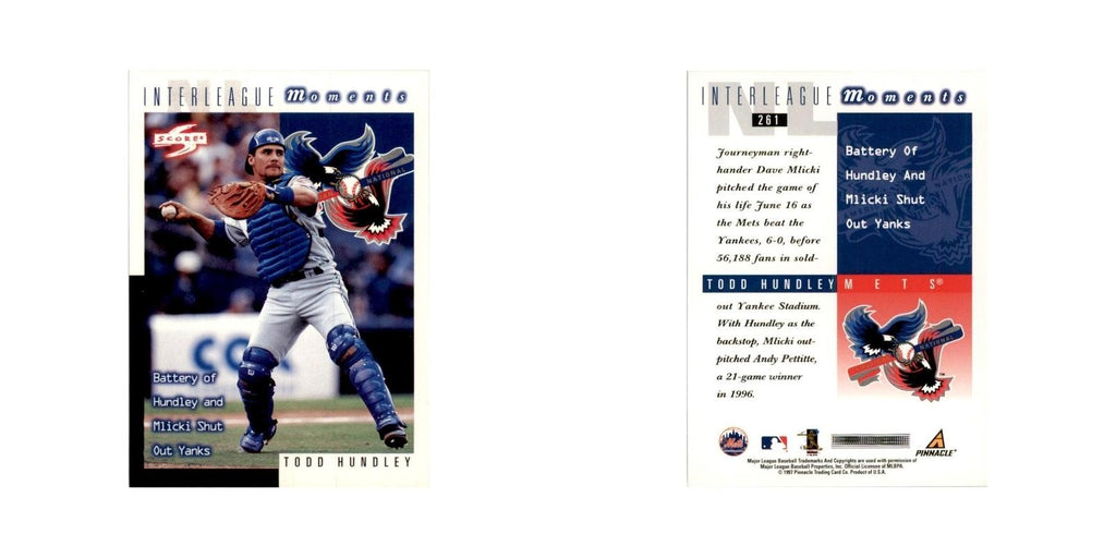 1998 Score Todd Hundley Baseball Cards #261