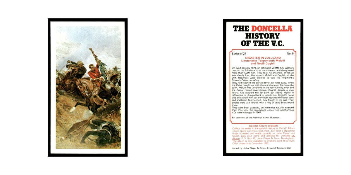 1980 Doncella Cigars History of the V.C. Disaster In Zululand #5