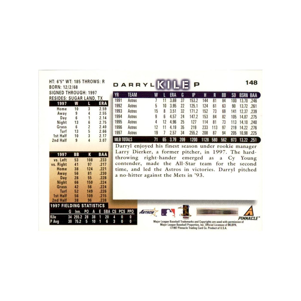 1998 Score Darryl Kile Baseball Cards #148