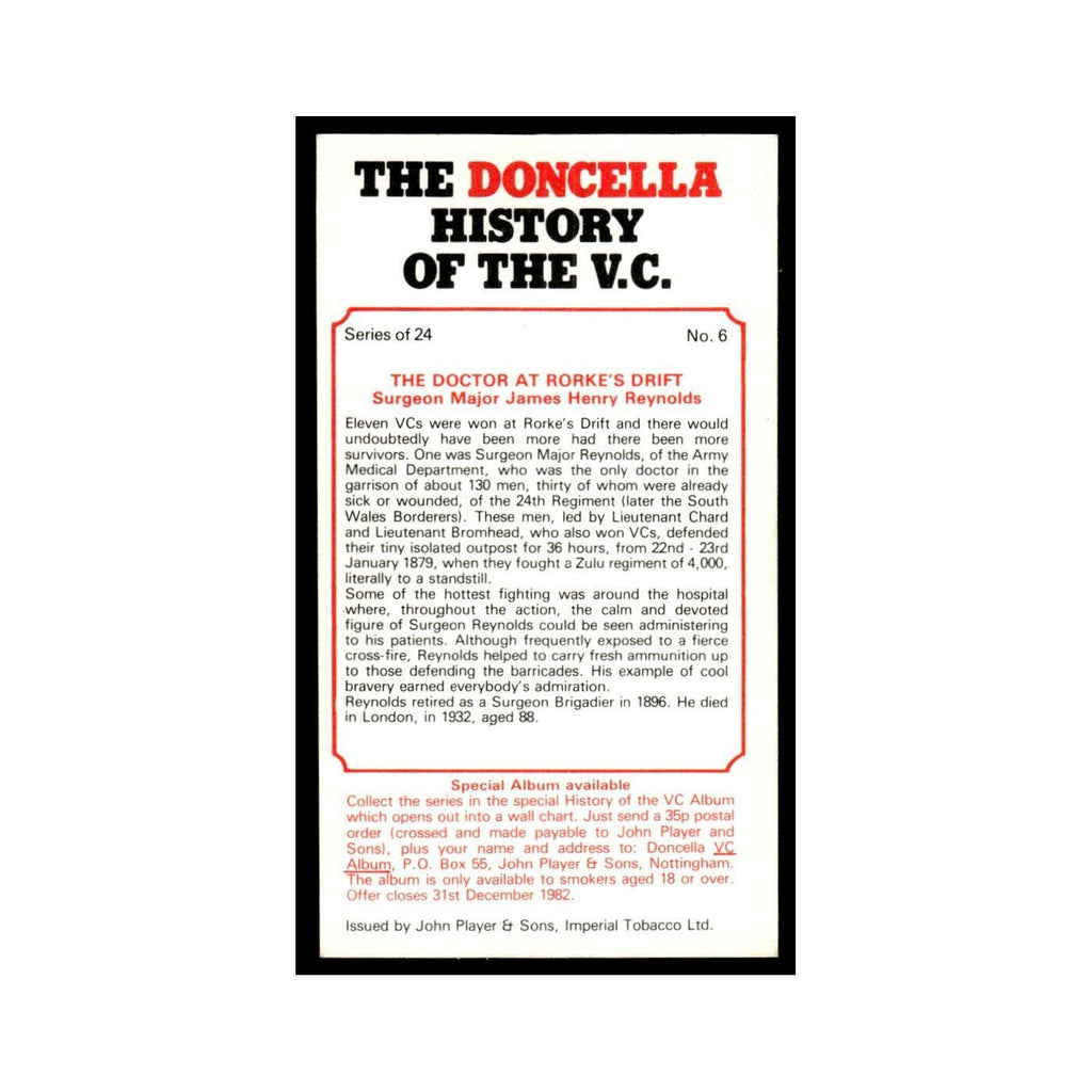 1980 Doncella Cigars History of the V.C. Doctor at Rorke's Drift #6