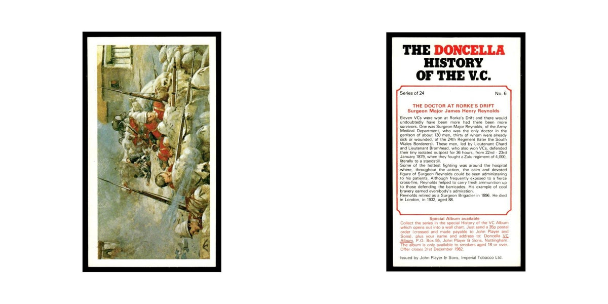 1980 Doncella Cigars History of the V.C. Doctor at Rorke's Drift #6