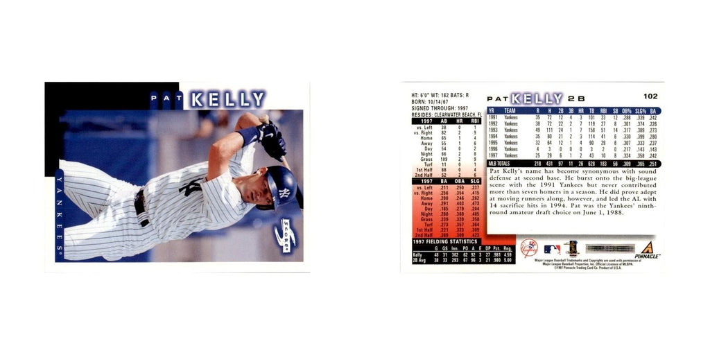 1998 Score Pat Kelly Baseball Cards #102