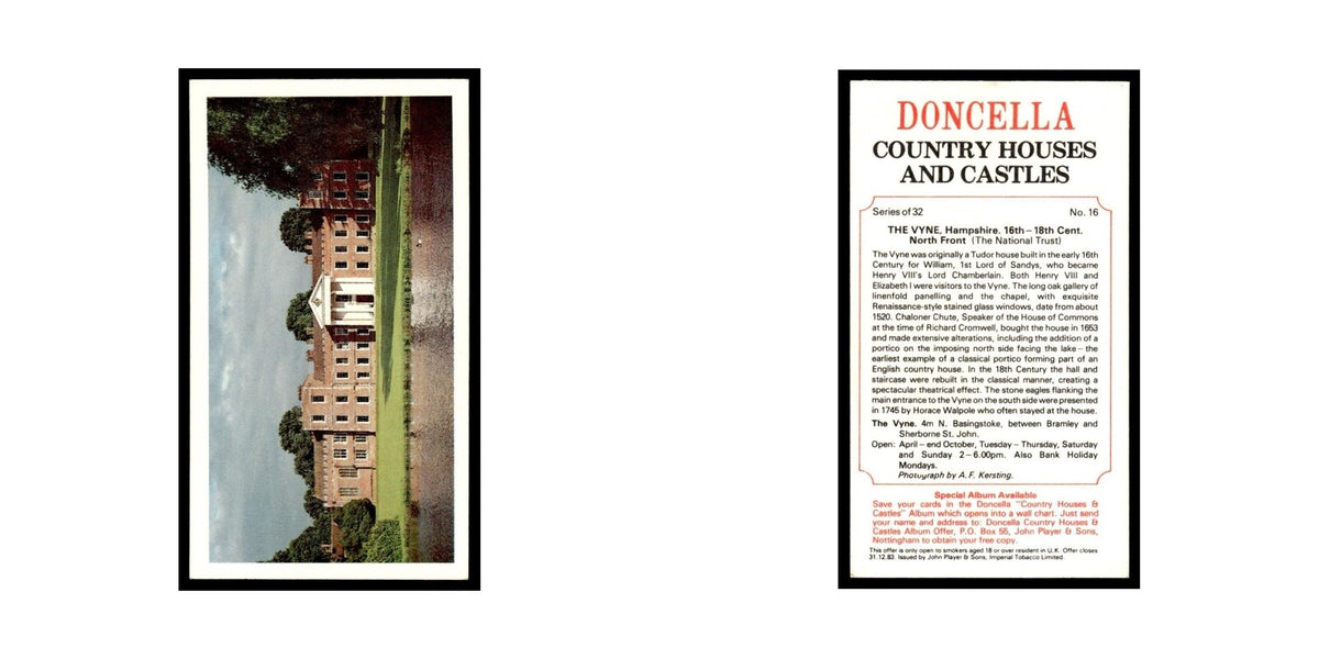 1981 Doncella Cigars Country Houses Castles The Vyne #16