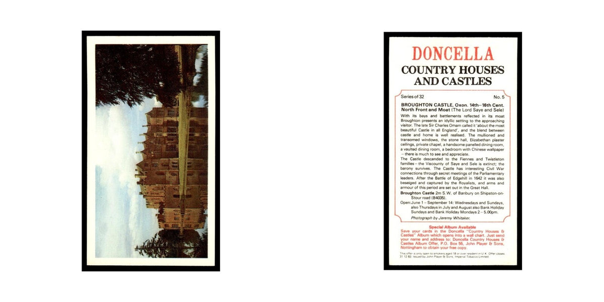 1981 Doncella Cigars Country Houses Castles Broughton Castle #5