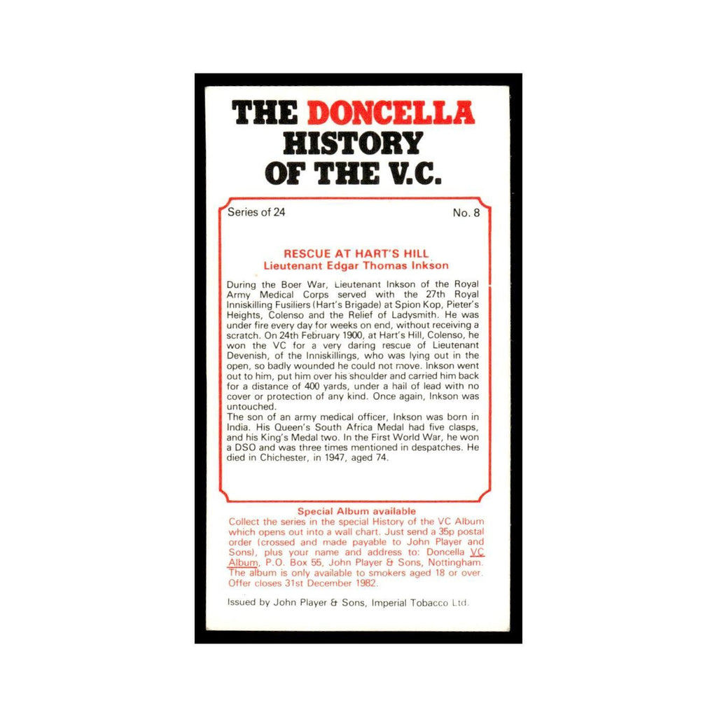 1980 Doncella Cigars History of the V.C. Rescue At Hart's Hill #8