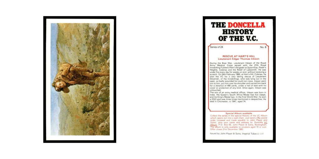 1980 Doncella Cigars History of the V.C. Rescue At Hart's Hill #8