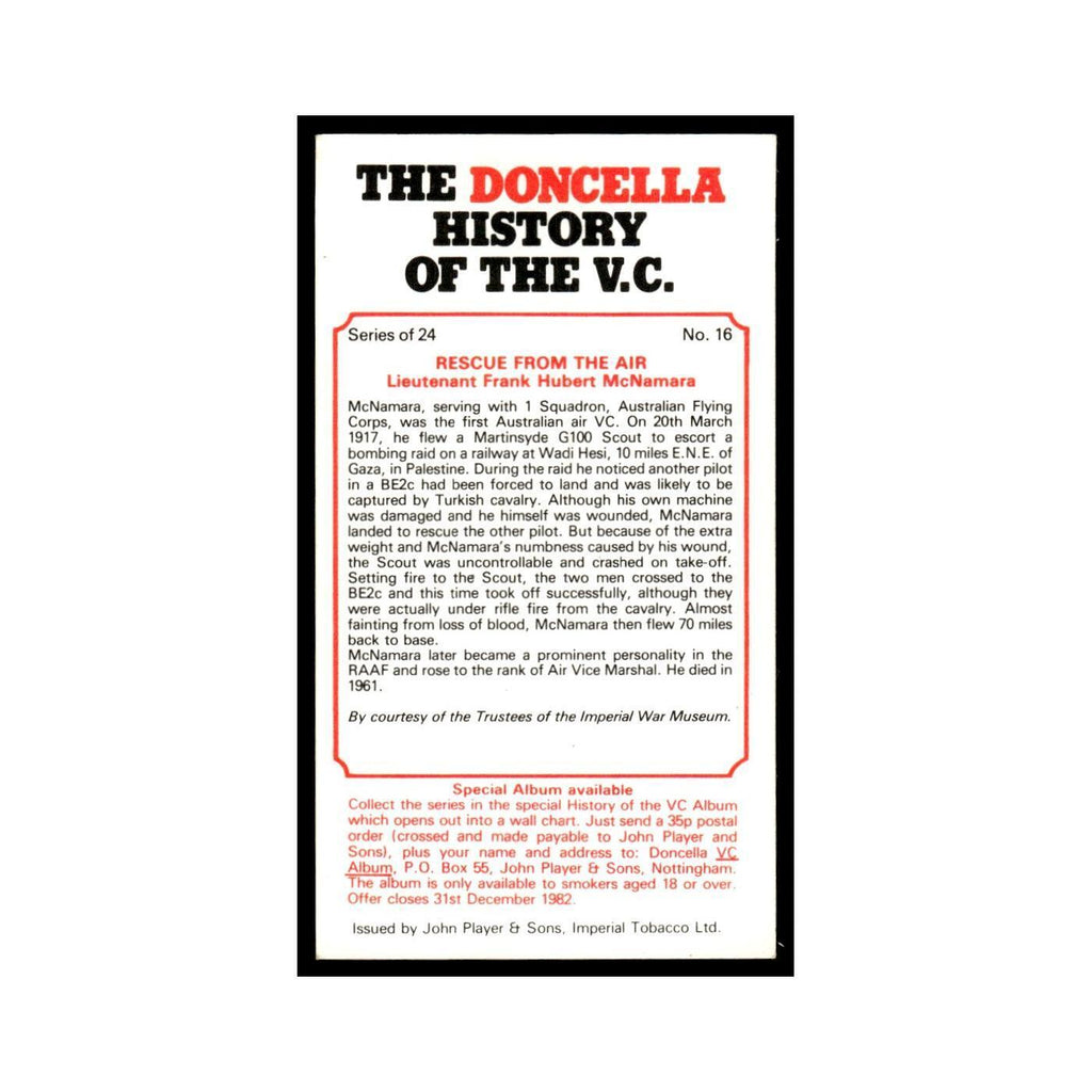 1980 Doncella Cigars History of the V.C. Rescue From The Air #16