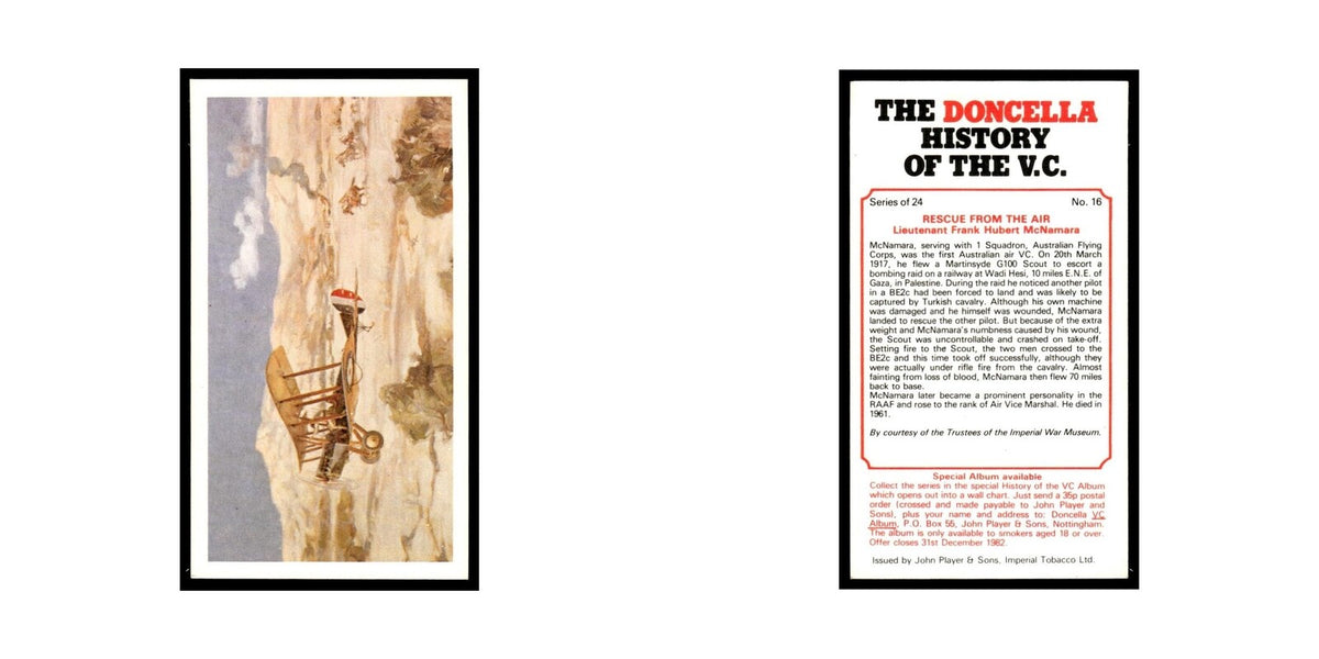 1980 Doncella Cigars History of the V.C. Rescue From The Air #16