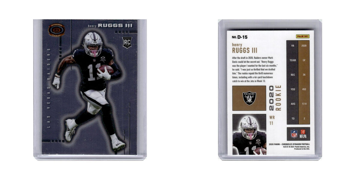 Henry Ruggs III Rookie 2020 Panini Chronicles Dynagon #D-15 Las Vegas Raiders NM