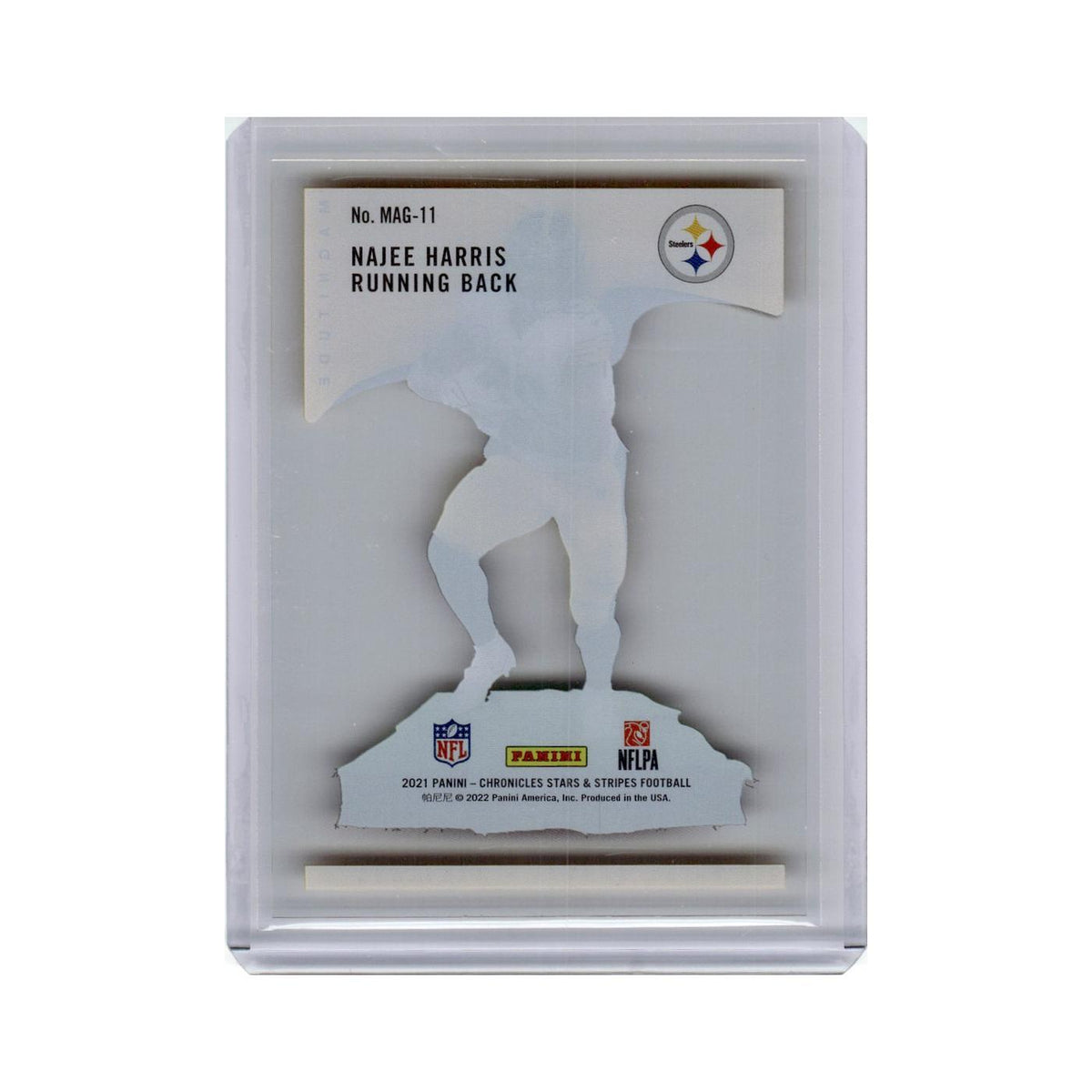 Najee Harris Rookie 2021 Panini Chronicles Magnitude #MAG-11 Steelers NM