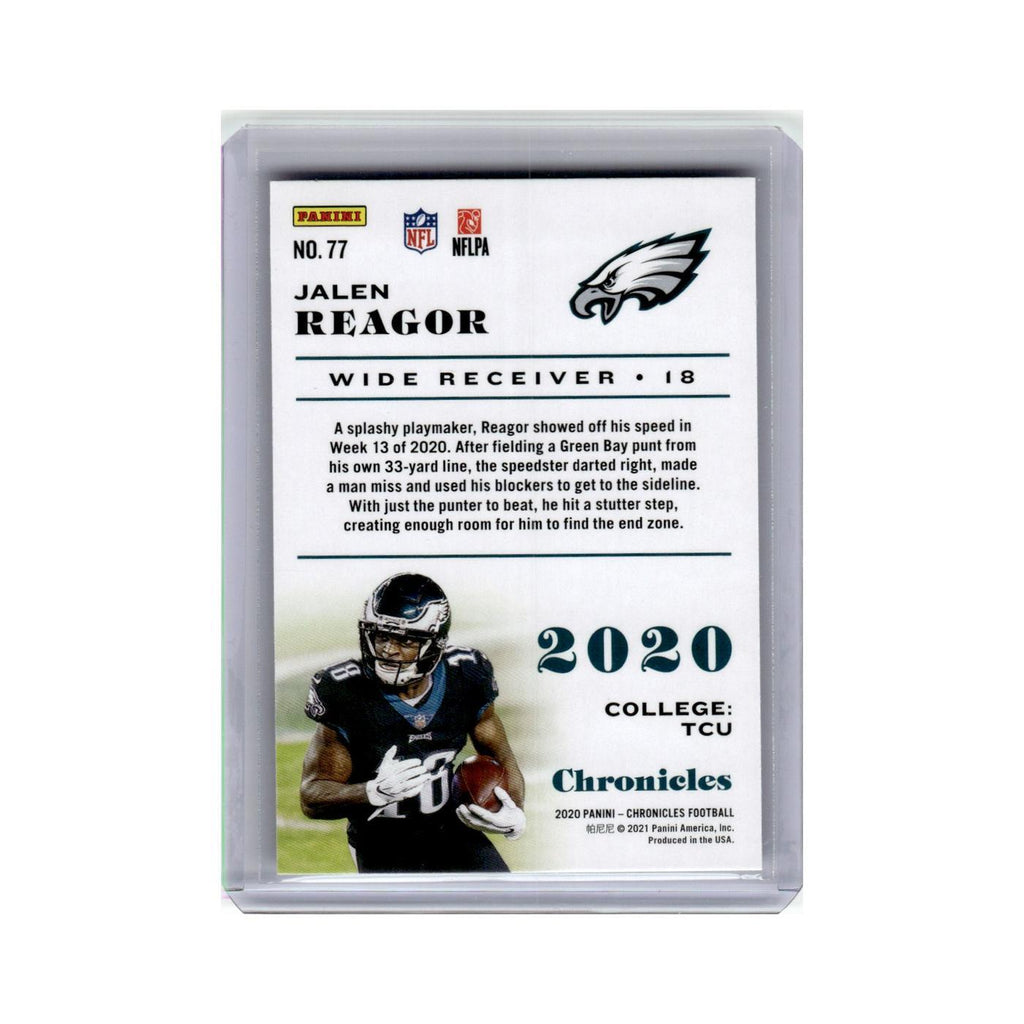 Jalen Reagor Rookie 2020 Panini Chronicles #77 Philadelphia Eagles NM