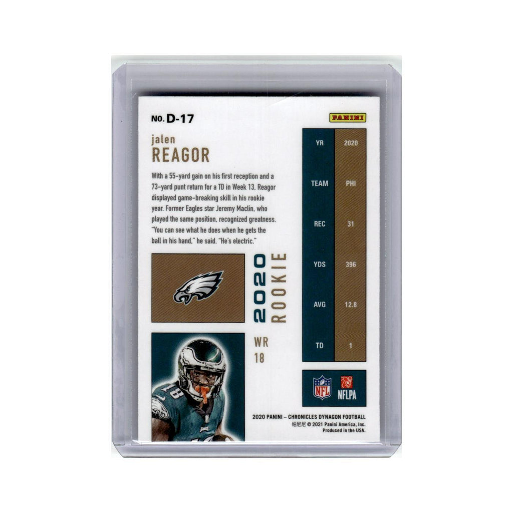 Jalen Reagor Rookie 2020 Panini Chronicles Dynagon #D-17 Philadelphia Eagles NM