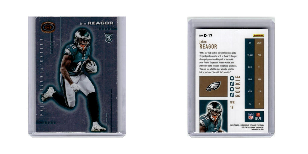 Jalen Reagor Rookie 2020 Panini Chronicles Dynagon #D-17 Philadelphia Eagles NM