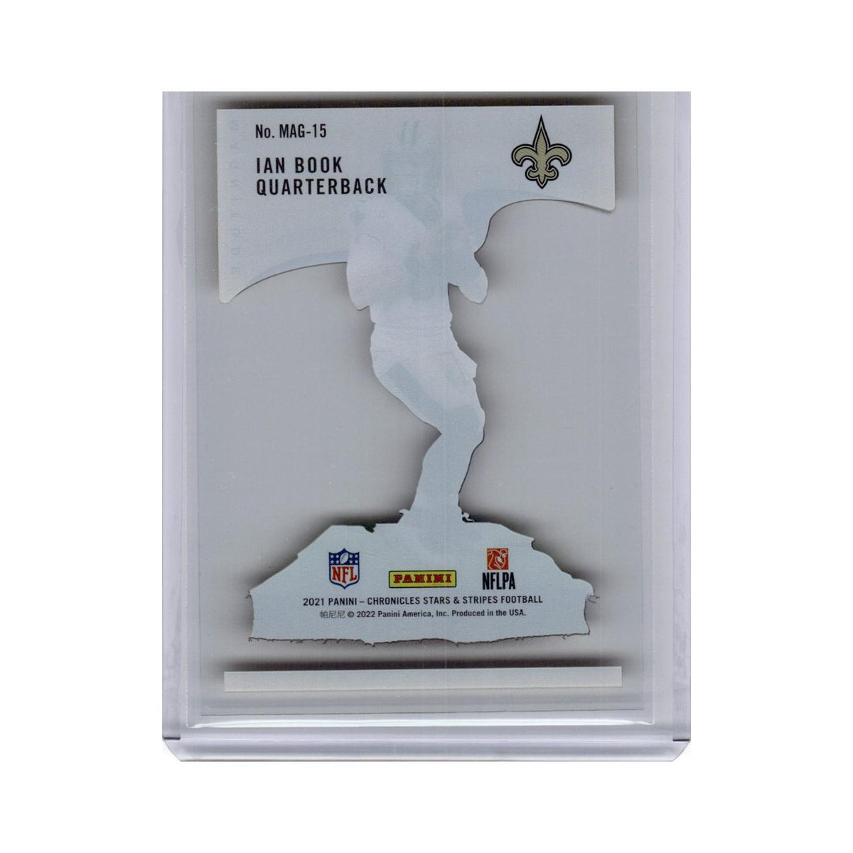 Ian Book Rookie 2021 Panini Chronicles Magnitude #MAG-15 New Orleans Saints NM