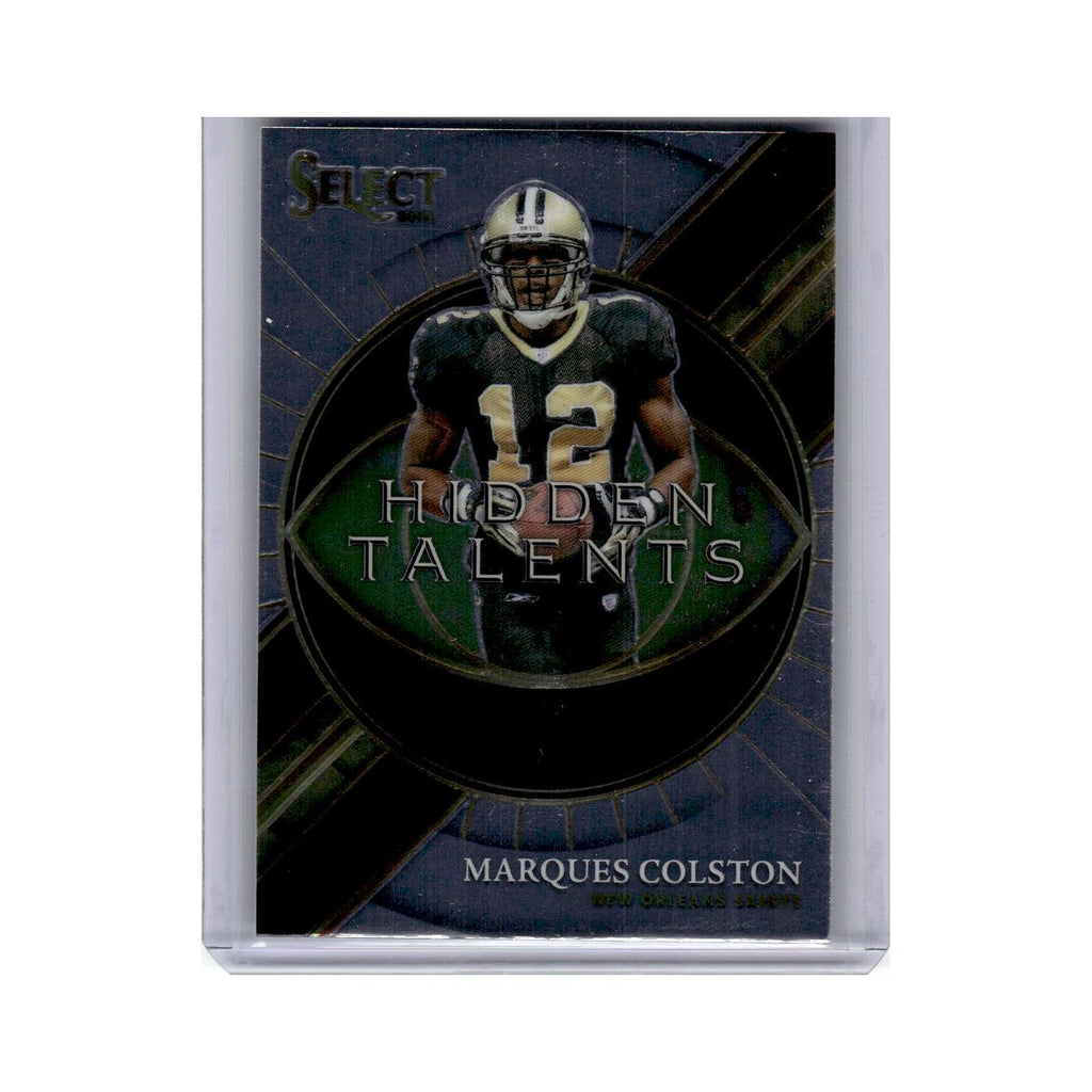 Marques Colston 2021 Panini Select Hidden Talents #HT-7 New Orleans Saints NM