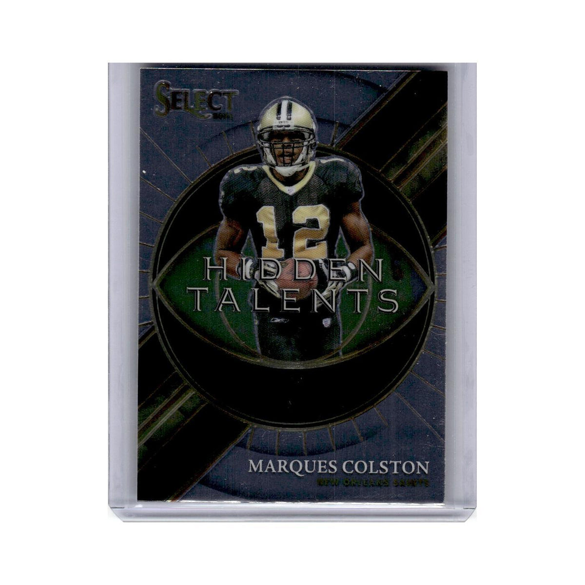 Marques Colston 2021 Panini Select Hidden Talents #HT-7 New Orleans Saints NM
