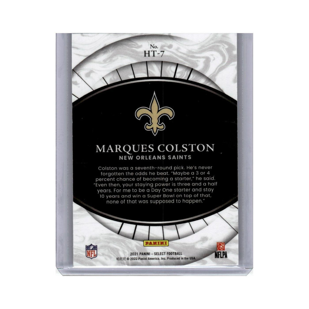 Marques Colston 2021 Panini Select Hidden Talents #HT-7 New Orleans Saints NM