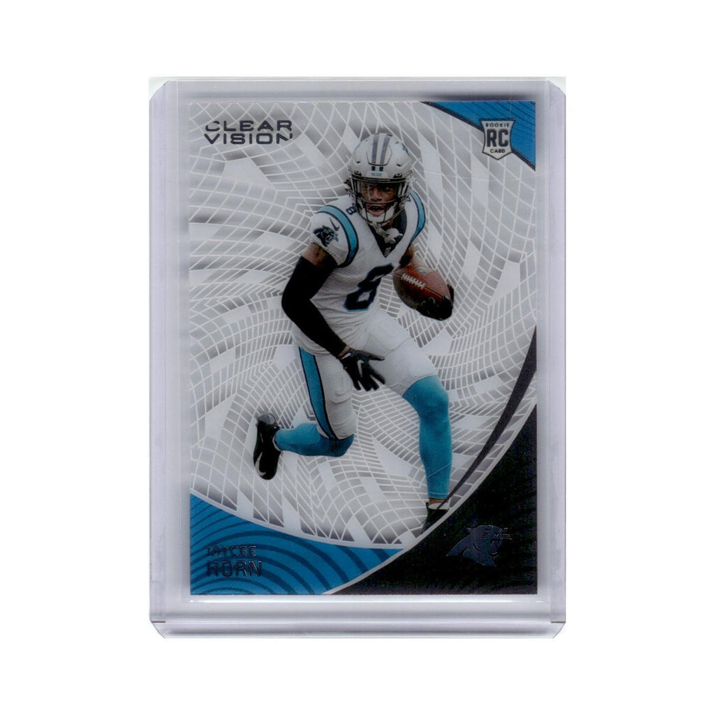 Jaycee Horn Rookie 2021 Panini Chronicles Clear Vision #CVR-7 Panthers NM