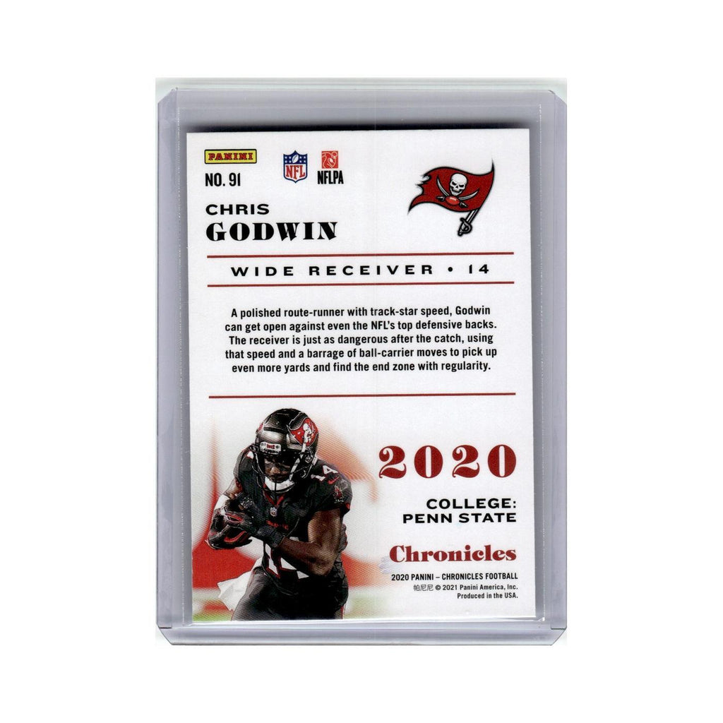 Chris Godwin 2020 Panini Chronicles #91 Tampa Bay Buccaneers Football Card NM